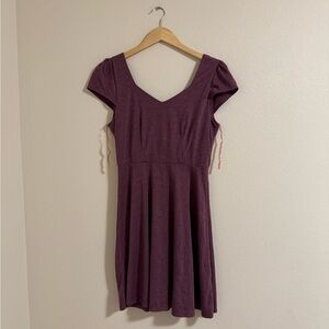 Gilli Elegant Purple Mini Dress